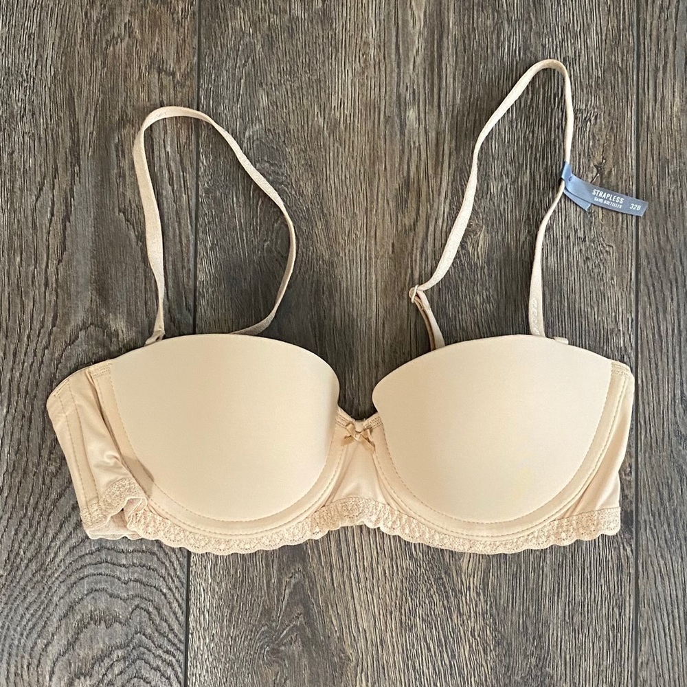 Aerie Real Happy Strapless Push Up Bra